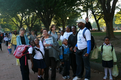 The Maury Family on Walk to School Day